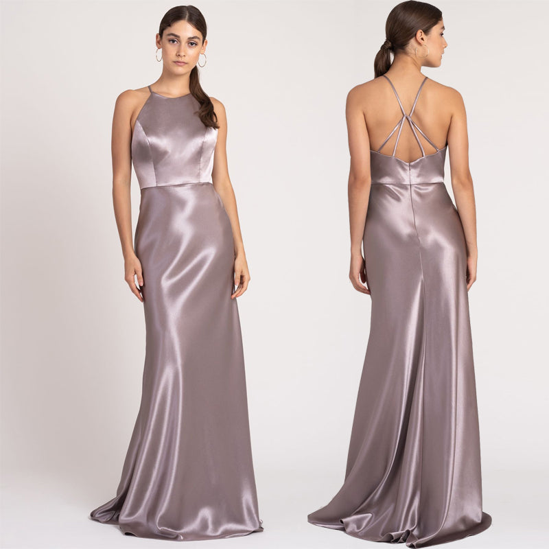 Aurélle Satin Elegance Dress