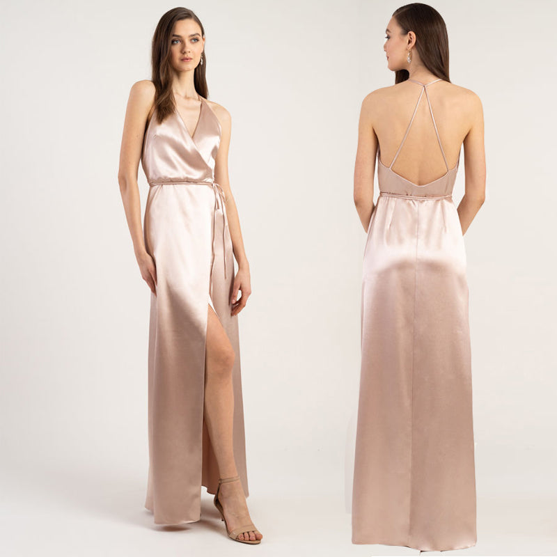 Aurélle Satin Elegance Dress