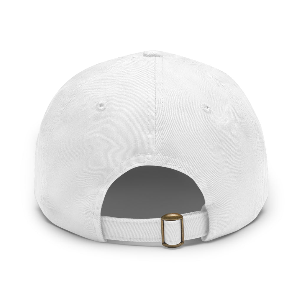 Leather Patch Dad Hat — FREYAVIBE Minimal Logo Cap