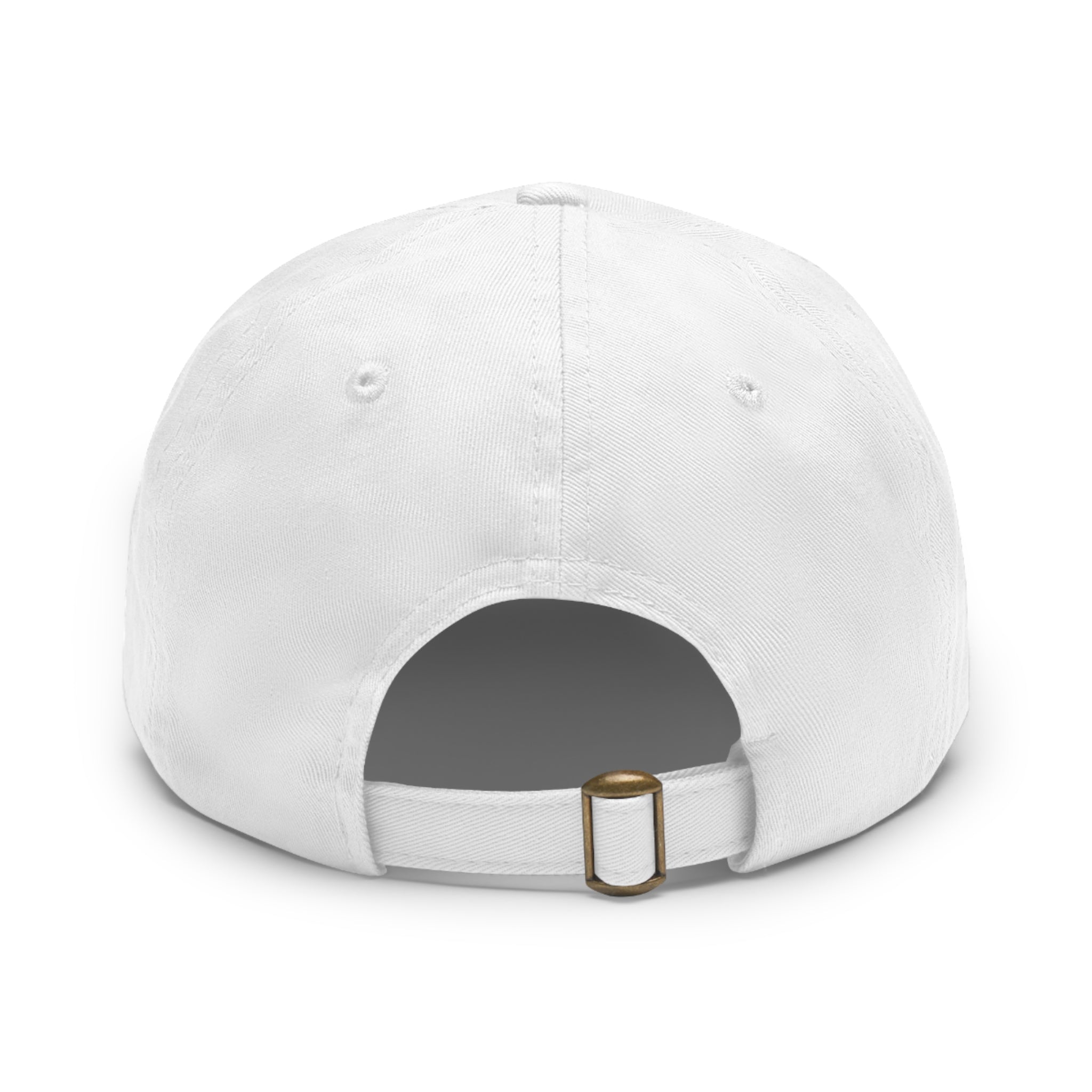 Leather Patch Dad Hat — FREYAVIBE Minimal Logo Cap