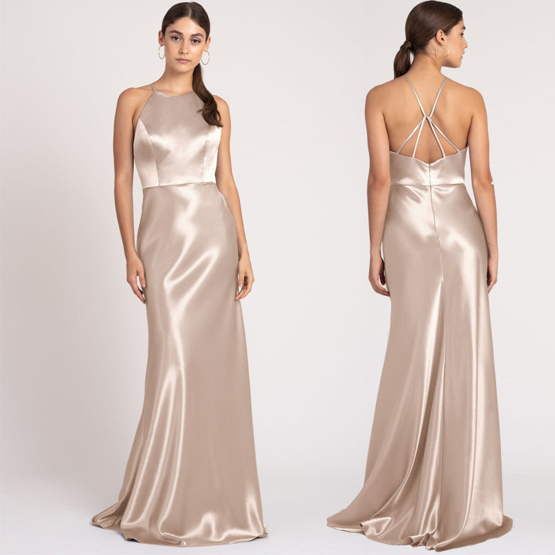 Aurélle Satin Elegance Dress