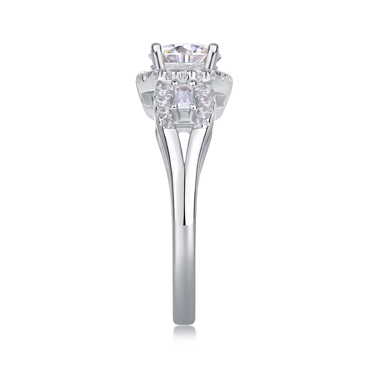 FreyaVibe 1-Carat Moissanite Solitaire Ring in Rose Gold — S925 Sterling Silver"