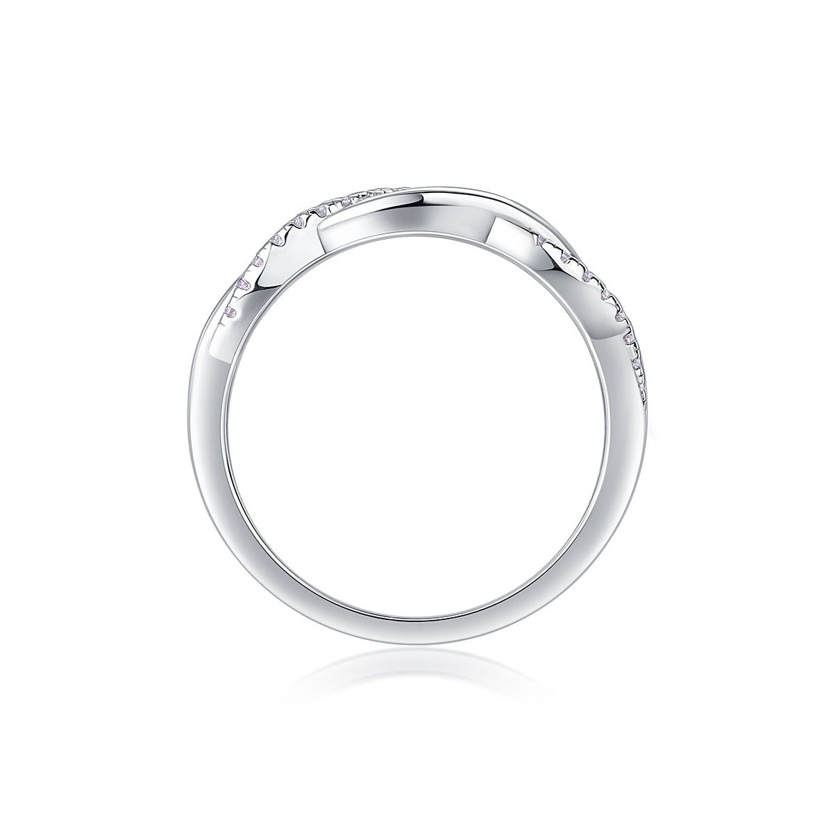 FreyaVibe Twin Moissanite Wedding Ring Set — S925 silver and platinum-plated bridal ring set